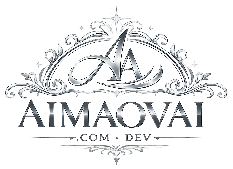 AIMAOVAI.COM · DEV logo designed by Aima Ovai