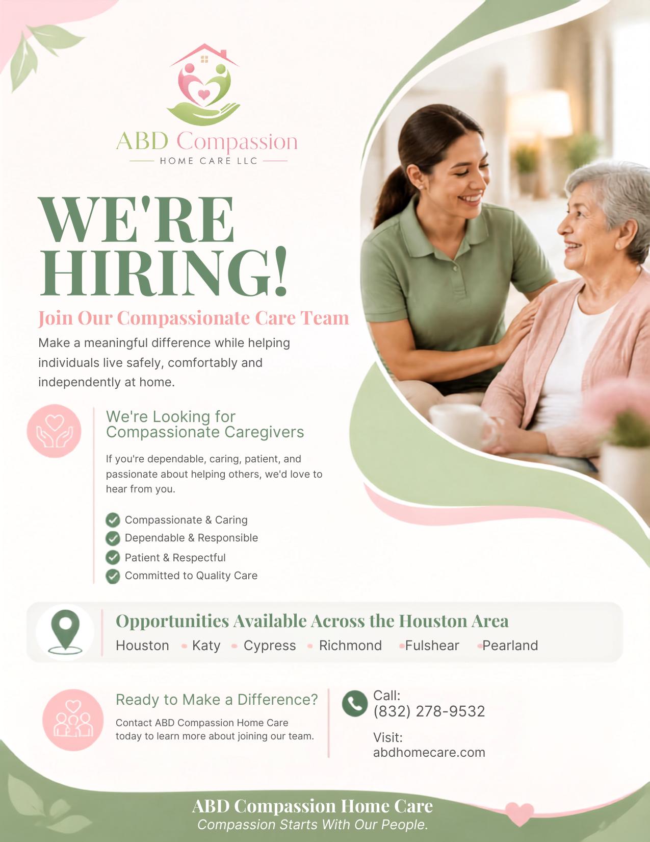 ABD Hiring Flyer flyer designed by Aima Ovai
